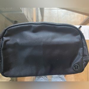 Black Lululemon belt bag, never used